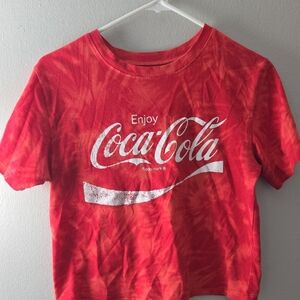 Coca-Cola Red Tie-Dye Logo Tee